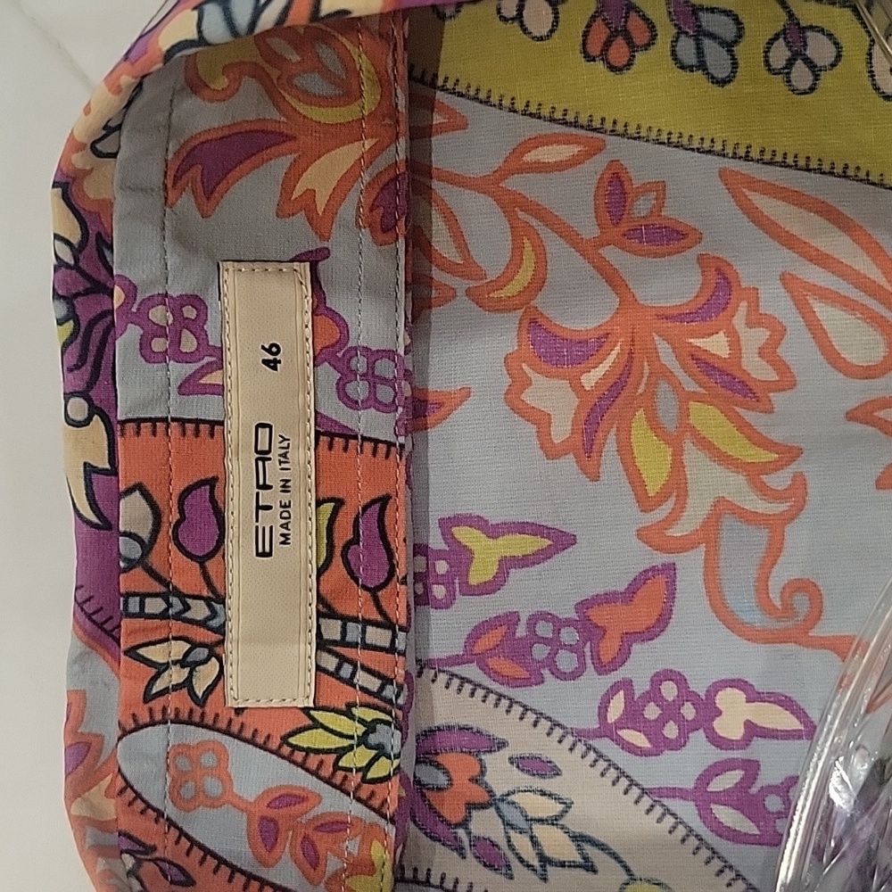 ETRO paisley patterned top size 46/Sm - Picture 2 of 4